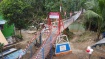 Pembangunan Jembatan Merah Putih di Lokasi Pasca Banjir Bandang