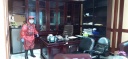 Pramuka Peduli Kwarcab Karawang melaksanakan Penyemprotan Disinfektan di Kantor Inspektorat Kab. Karawang