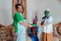 Pembagian 1200 Masker Pemuda NU Gorontalo
