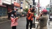 Sapma PP Tebingtinggi Bagikan Masker pada Pengguna Jalan
