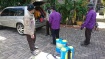 Pramuka Peduli Kwarran Tanjung Priok: Penyemprotan Disinfektan