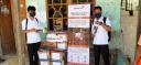 Dukungan Pencegahan Covid-19 (Distribusi Sabun Batang,Leaflet Informasi Dusun Petinggi Arai dan Serpang Desa Jaya Mentari oleh Tim Gugus Tugas Desa Tanggap Covid-19)