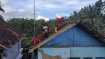 LPBINU Nganjuk ikut membersihkan  Reruntuhan Rumah Warga korban Gempa Jatim