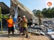 Relindo Sinergi dengan TNI membantu warga membersihkan puing masjid Roudhotul Muhtadin Tamanasri Ampelgading