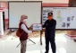 Penyerahan bantuan dari DPD PPNI Kota Malang dilakukan secara simbolis kepada Bupati Malang HM. Sanusi.