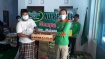 LPBINU Gresik bersama FPRB Jatim mendistribusikan Sembako di Lumajang
